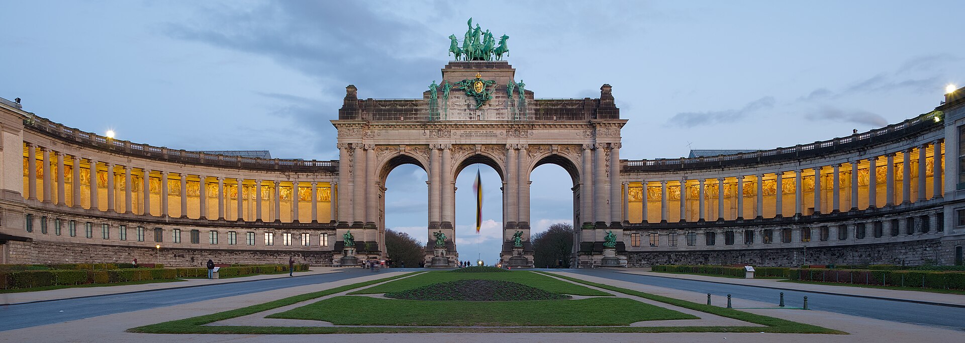 The arch at the Parc du Cinquantenaire