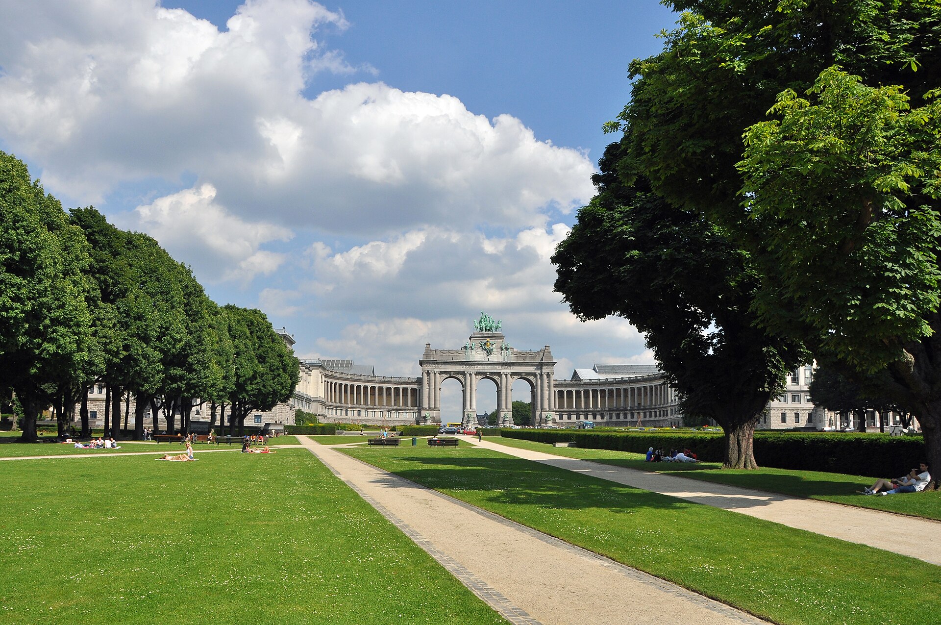 The Parc du Cinquantenaire