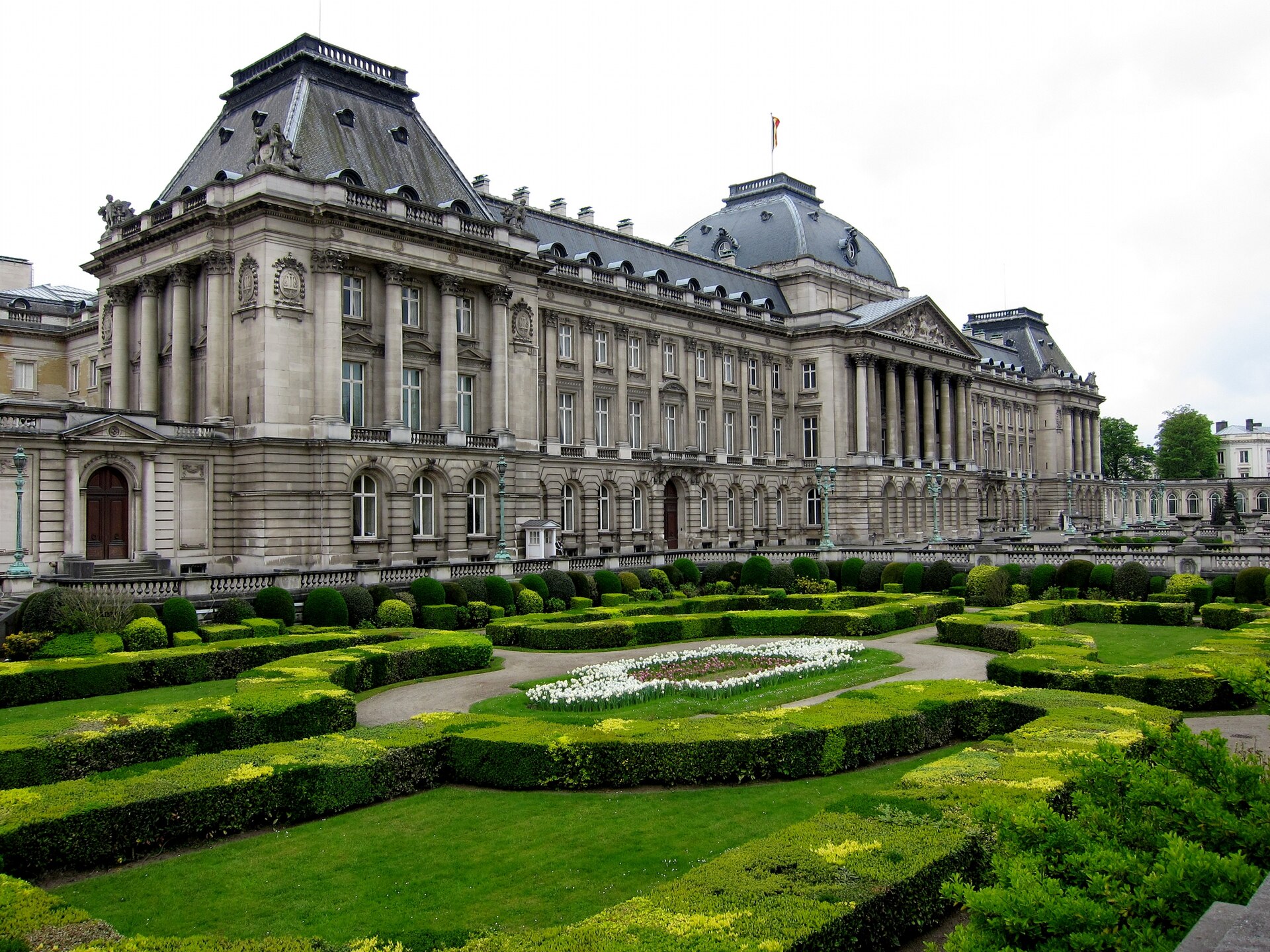 The Royal Palace and its parterre