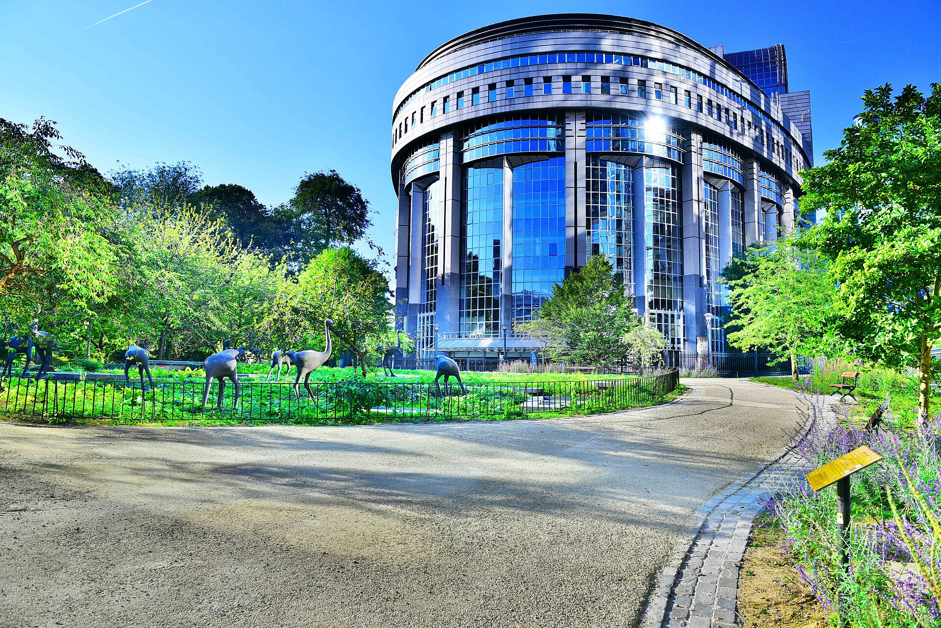 The Espace Leopold in the European Quarter