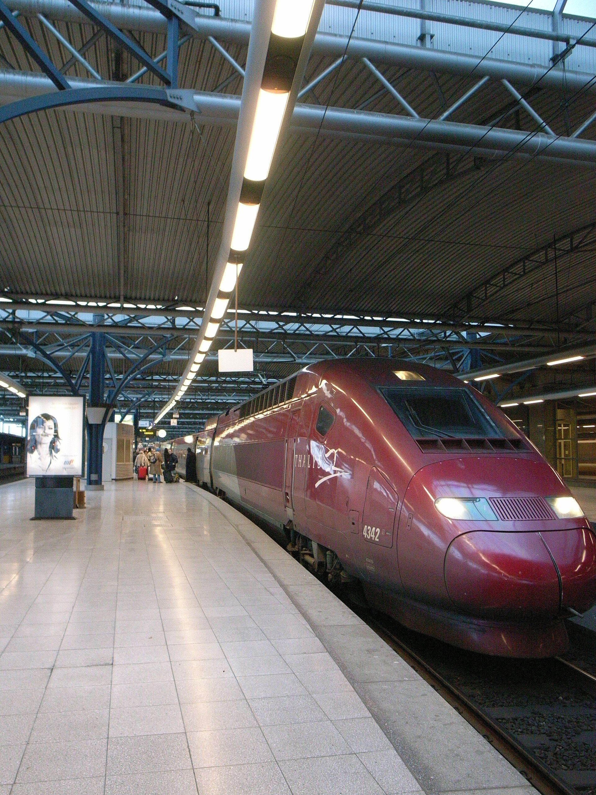 A Thalys train at Bruxelles-Midi