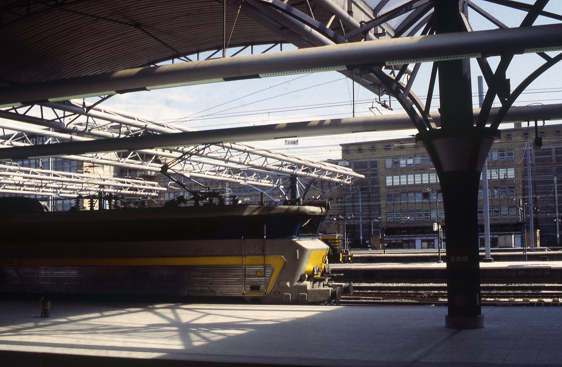 The train shed at Brussels-South
